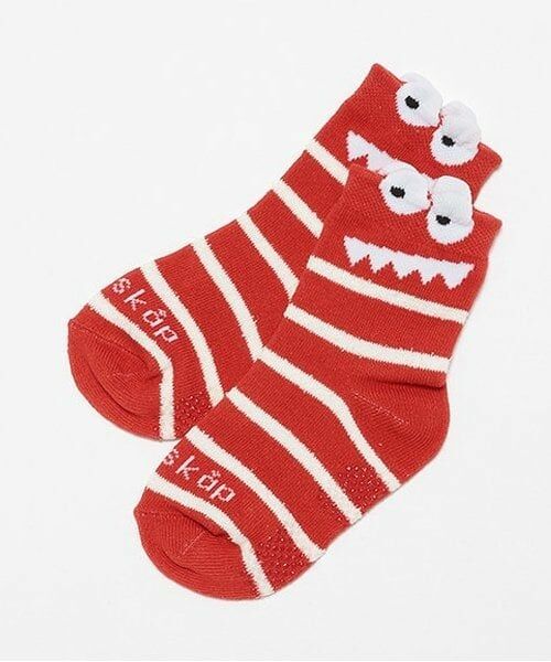 kladskap / クレードスコープ ソックス | モンスターショートソックス(赤)