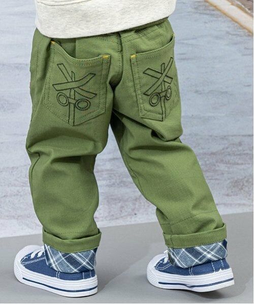 kladskap / クレードスコープ その他パンツ | 電車裾折り返しロング丈ストレートパンツ | 詳細1