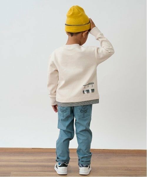 kladskap / クレードスコープ その他パンツ | 電車裾折り返しロング丈ストレートパンツ | 詳細10