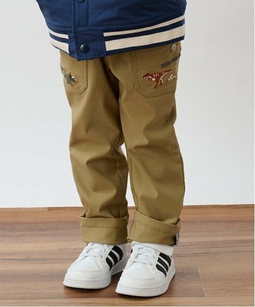 kladskap / クレードスコープ その他パンツ | 恐竜ロング丈ストレートパンツ(ベージュ)