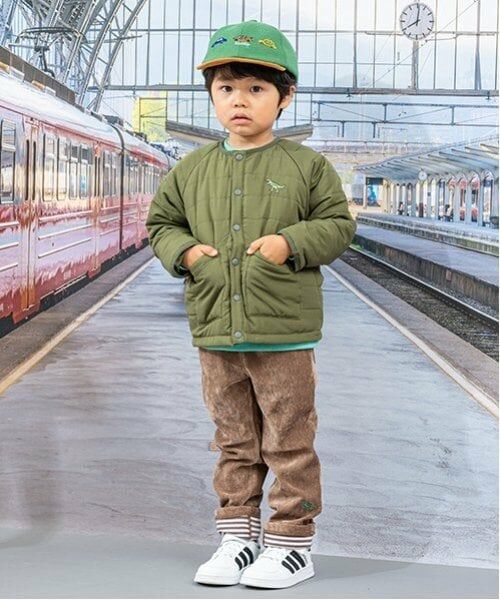 kladskap / クレードスコープ その他パンツ | 恐竜裾折り返しロング丈ストレートパンツ | 詳細1