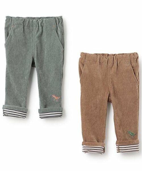 kladskap / クレードスコープ その他パンツ | 恐竜裾折り返しロング丈ストレートパンツ | 詳細23