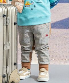 kladskap / クレードスコープ その他パンツ | チェック前後切替ロング丈裾リブパンツ