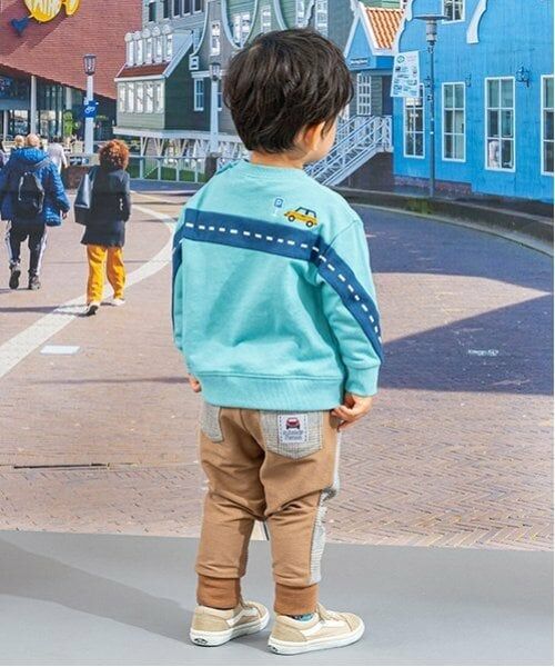 kladskap / クレードスコープ その他パンツ | チェック前後切替ロング丈裾リブパンツ | 詳細1