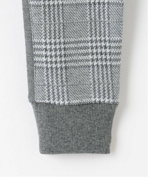 kladskap / クレードスコープ その他パンツ | チェック前後切替ロング丈裾リブパンツ | 詳細10