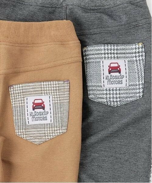 kladskap / クレードスコープ その他パンツ | チェック前後切替ロング丈裾リブパンツ | 詳細11