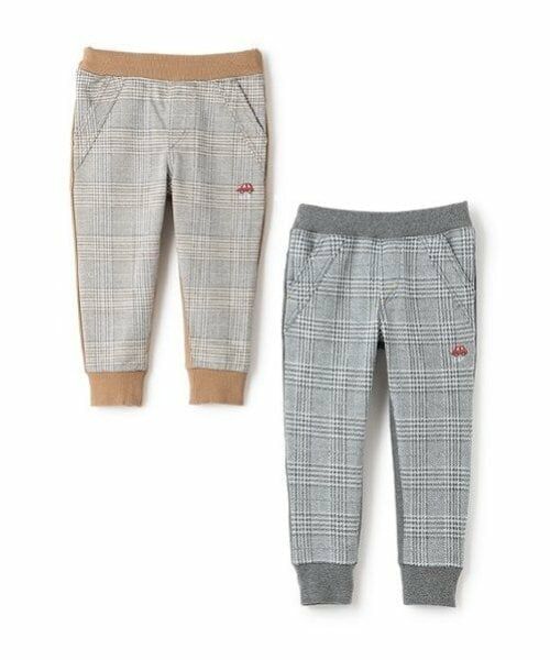 kladskap / クレードスコープ その他パンツ | チェック前後切替ロング丈裾リブパンツ | 詳細13