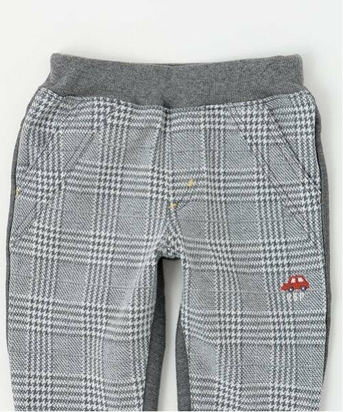 kladskap / クレードスコープ その他パンツ | チェック前後切替ロング丈裾リブパンツ | 詳細6