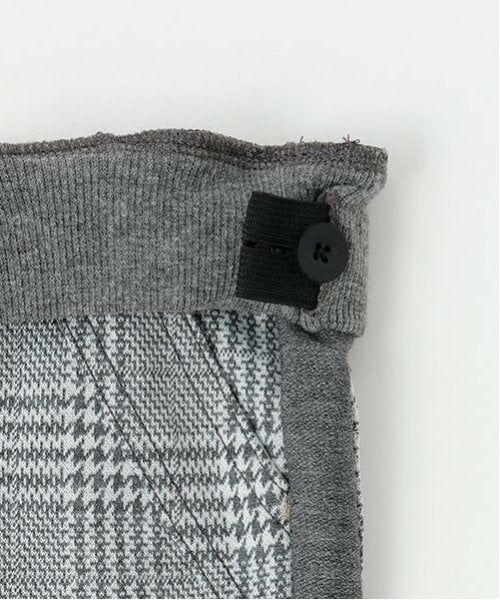 kladskap / クレードスコープ その他パンツ | チェック前後切替ロング丈裾リブパンツ | 詳細7