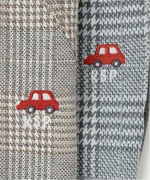 kladskap / クレードスコープ その他パンツ | チェック前後切替ロング丈裾リブパンツ | 詳細9