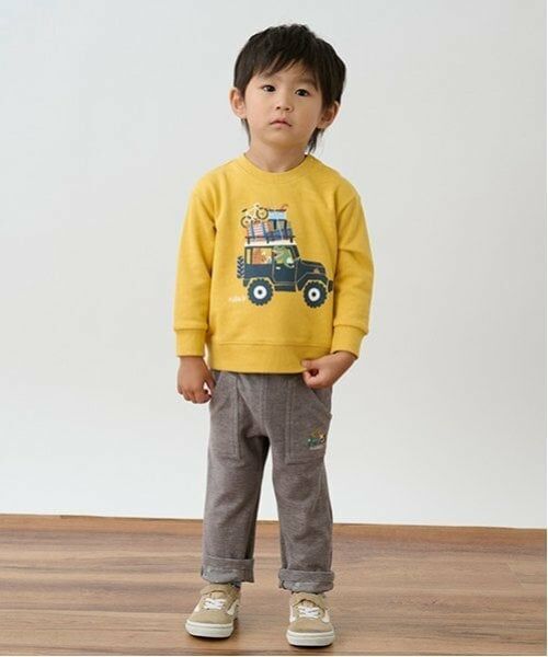 kladskap / クレードスコープ その他パンツ | 重機裾裏プリントロング丈ストレートパンツ | 詳細10