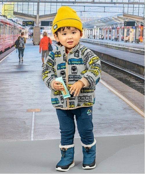 kladskap / クレードスコープ その他パンツ | 重機裾裏プリントロング丈ストレートパンツ | 詳細4