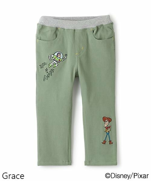 kladskap / クレードスコープ その他パンツ | 【トイ・ストーリー】ロング丈ストレートパンツ（カーキ）