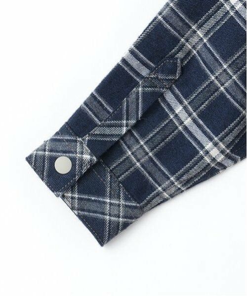 kladskap / クレードスコープ シャツ・ブラウス | 恐竜刺しゅうチェック長袖シャツ | 詳細10