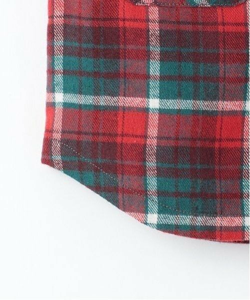 kladskap / クレードスコープ シャツ・ブラウス | 恐竜刺しゅうチェック長袖シャツ | 詳細11