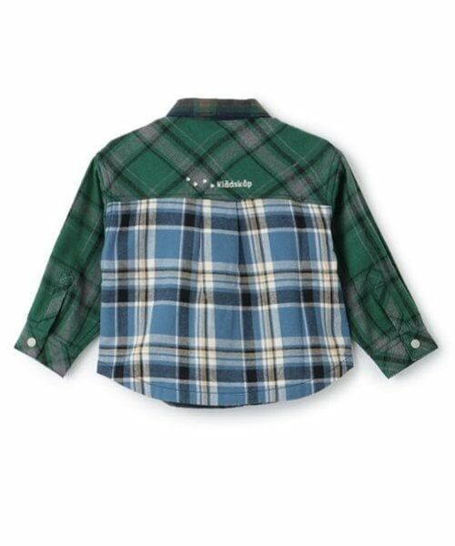 kladskap / クレードスコープ シャツ・ブラウス | 恐竜刺しゅうチェック長袖シャツ | 詳細5