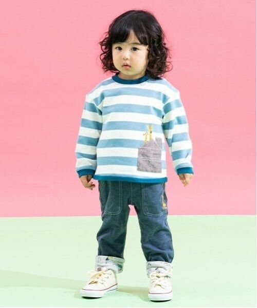 kladskap / クレードスコープ スウェット | ポケットからアニマルボーダートレーナー | 詳細11