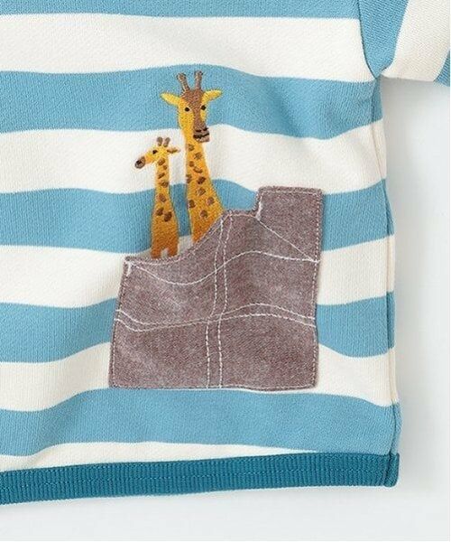 kladskap / クレードスコープ スウェット | ポケットからアニマルボーダートレーナー | 詳細5