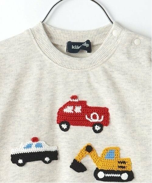 kladskap / クレードスコープ スウェット | 働く車編みモチーフトレーナー | 詳細4