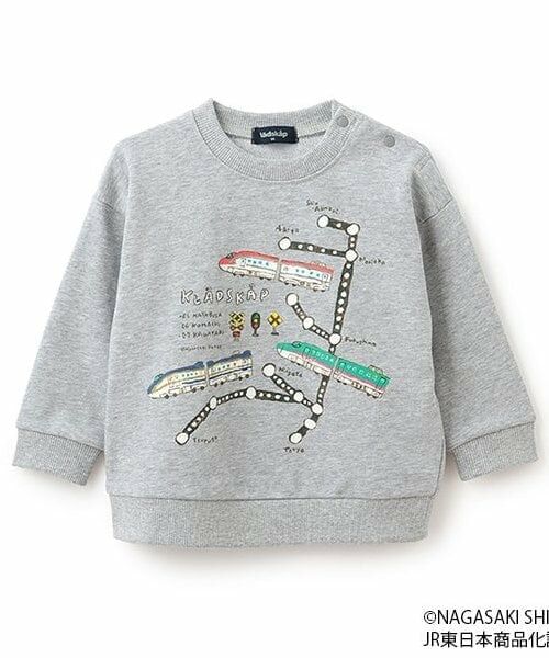 kladskap / クレードスコープ スウェット | 電車路線図トレーナー（トップ グレー）