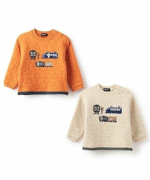 kladskap / クレードスコープ スウェット | 電車アップリケ星キルトトレーナー | 詳細10