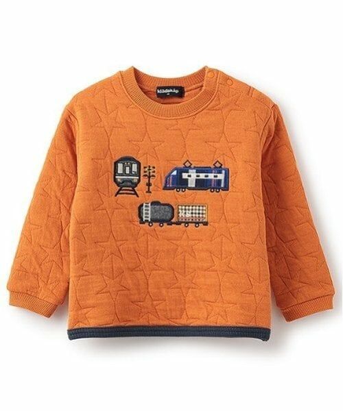 kladskap / クレードスコープ スウェット | 電車アップリケ星キルトトレーナー | 詳細12