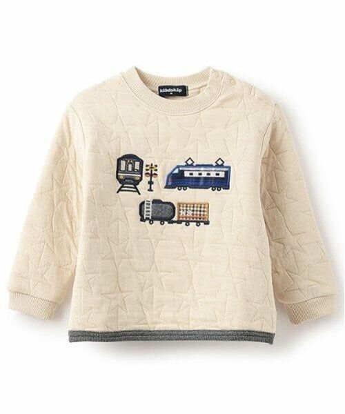 kladskap / クレードスコープ スウェット | 電車アップリケ星キルトトレーナー | 詳細13