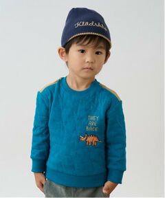 kladskap / クレードスコープ スウェット | 恐竜刺繍キルトトレーナー