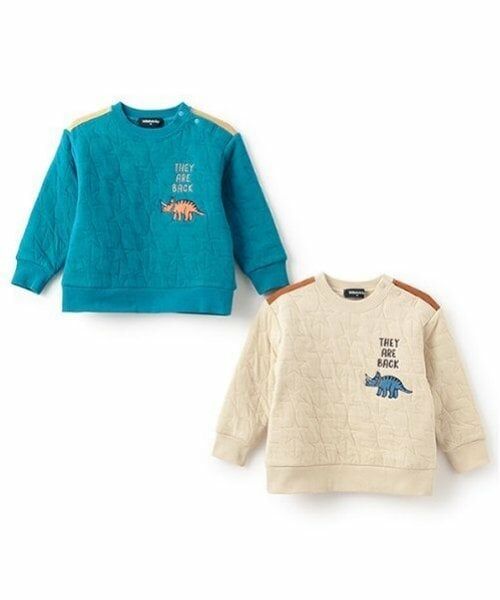 kladskap / クレードスコープ スウェット | 恐竜刺繍キルトトレーナー | 詳細11