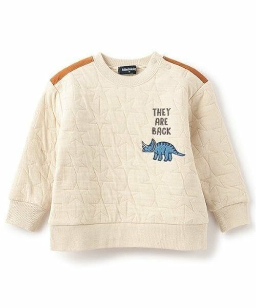 kladskap / クレードスコープ スウェット | 恐竜刺繍キルトトレーナー | 詳細14