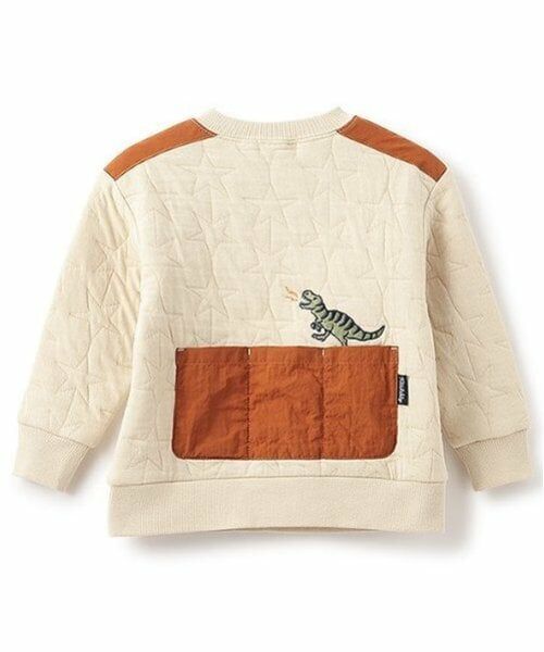 kladskap / クレードスコープ スウェット | 恐竜刺繍キルトトレーナー | 詳細4