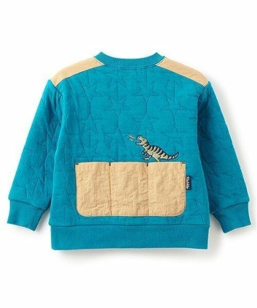 kladskap / クレードスコープ スウェット | 恐竜刺繍キルトトレーナー | 詳細5