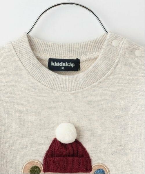kladskap / クレードスコープ スウェット | 防寒クマアップリケトレーナー | 詳細4