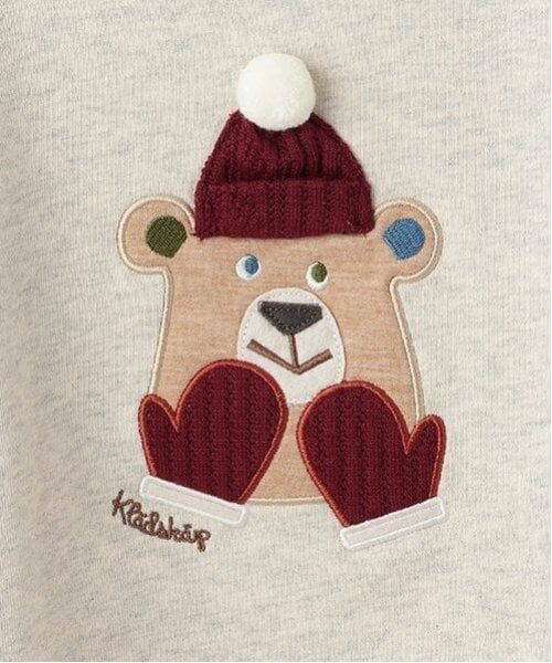 kladskap / クレードスコープ スウェット | 防寒クマアップリケトレーナー | 詳細5