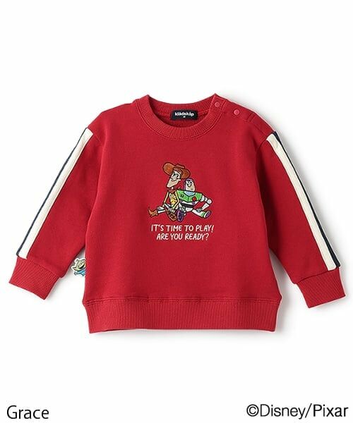 kladskap / クレードスコープ スウェット | 【トイ・ストーリー】刺しゅうトレーナー（赤）
