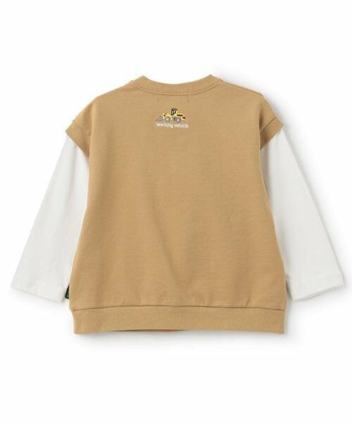kladskap / クレードスコープ スウェット | 働く車ベストレイヤード風プルオーバー | 詳細1