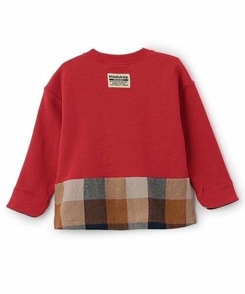 kladskap / クレードスコープ スウェット | 裾チェック顔トレーナー | 詳細1