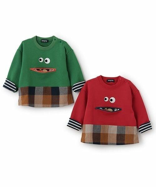 kladskap / クレードスコープ スウェット | 裾チェック顔トレーナー | 詳細11