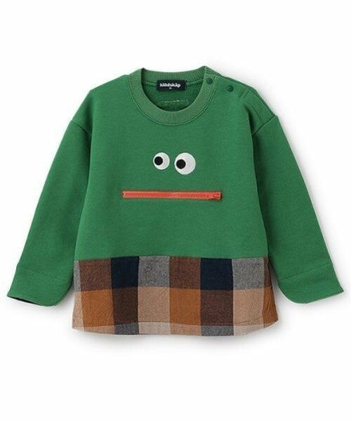 kladskap / クレードスコープ スウェット | 裾チェック顔トレーナー | 詳細13