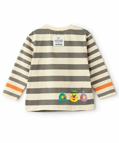 kladskap / クレードスコープ Tシャツ | 【コロボックル】乗り物ボーダー長袖Tシャツ | 詳細1
