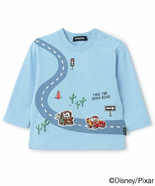 kladskap / クレードスコープ Tシャツ | 【カーズ】道路長袖Tシャツ（ライト ブルー）