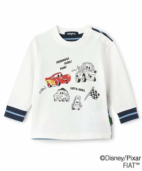 kladskap / クレードスコープ Tシャツ | 【カーズ】前後切り替え長袖Tシャツ（オフ ホワイト）