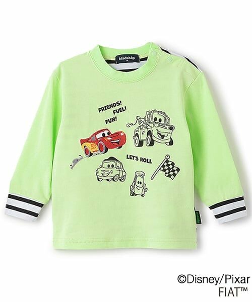 kladskap / クレードスコープ Tシャツ | 【カーズ】前後切り替え長袖Tシャツ（ライト グリーン）