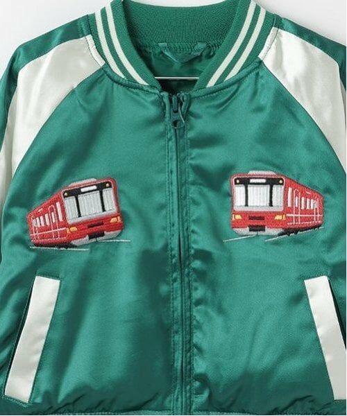 kladskap / クレードスコープ ブルゾン | 電車×恐竜スカジャン | 詳細10