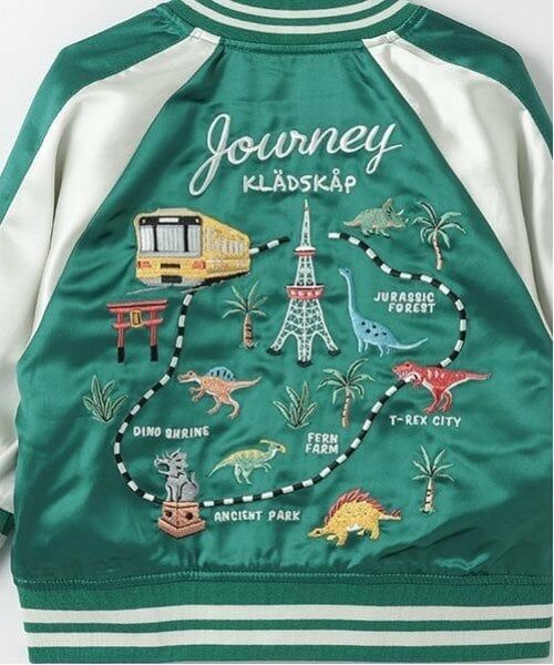 kladskap / クレードスコープ ブルゾン | 電車×恐竜スカジャン | 詳細13