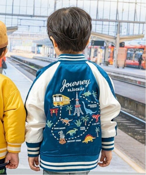 kladskap / クレードスコープ ブルゾン | 電車×恐竜スカジャン | 詳細5