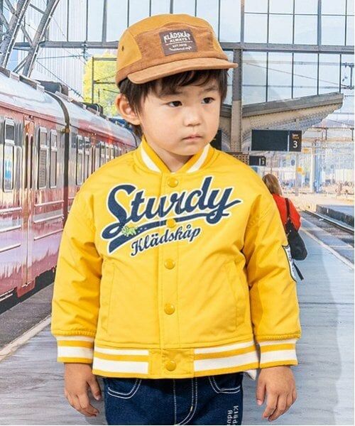 kladskap / クレードスコープ ブルゾン | 恐竜スタジャン（カラシ）