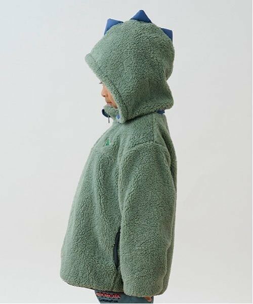 kladskap / クレードスコープ ブルゾン | 恐竜リバーシブルボアブルゾン | 詳細1