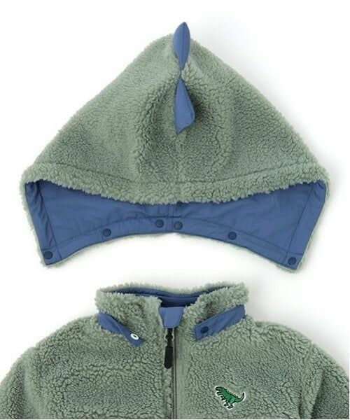 kladskap / クレードスコープ ブルゾン | 恐竜リバーシブルボアブルゾン | 詳細15