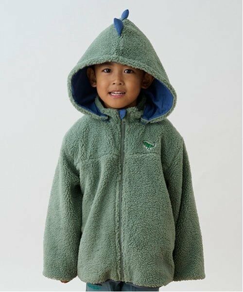 kladskap / クレードスコープ ブルゾン | 恐竜リバーシブルボアブルゾン | 詳細2